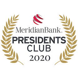 Meridian Bank Presidents Club 2020